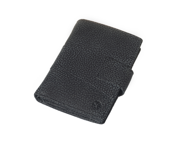 Pánska kožená peňaženka SEGALI 61326 brúsená čierna
