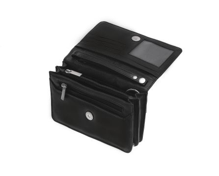 Kožená Etue SEGALI 7004 čierna