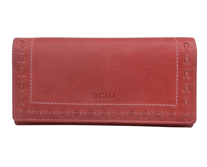 Dámska kožená peňaženka SEGALI 7052 červená
