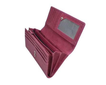 Dámska kožená peňaženka SEGALI 7052 fucsia