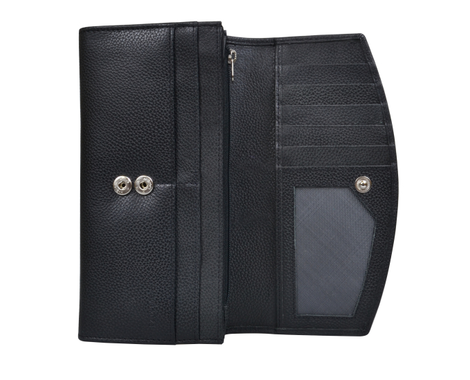 Dámska kožená peňaženka SEGALI 7064 čierna