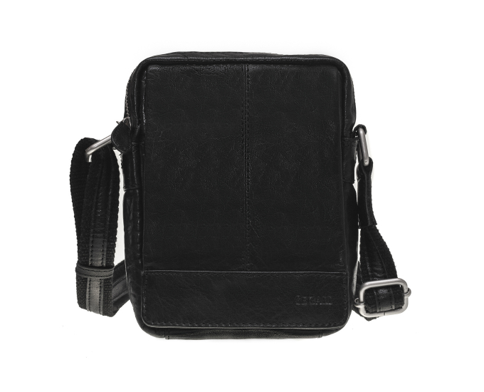 Pánsky kožený crossbag SEGALI 1110 černý
