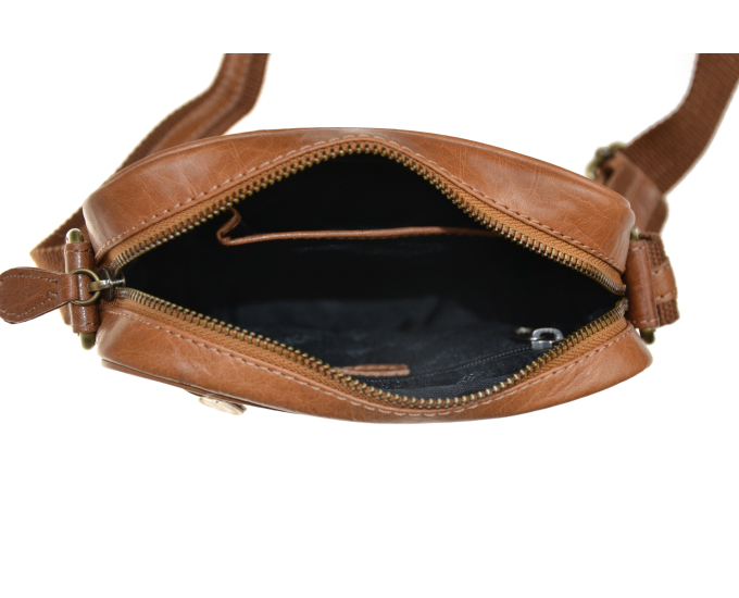 Pánský kožený crossbag SG 7016 cuero