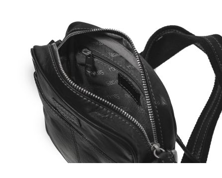 Pánský kožený crossbag SG 7018 černý