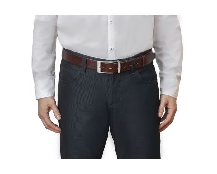 Pánsky opasok kožený SEGALI 35/100/19 hnedý