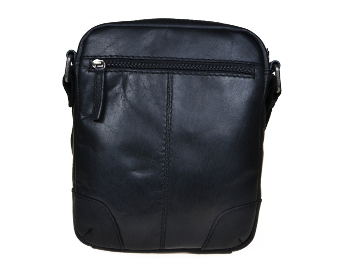 Pánský kožený crossbag SEGALI 25577 černý