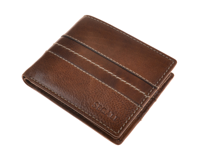 Pánská kožená peněženka SEGALI 3984 tan
