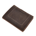 Pánska peňaženka SEGALI 50336 hnedá brúsená koža