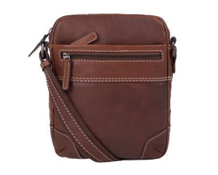 Pánský kožený crossbag SEGALI 25577 hnědý