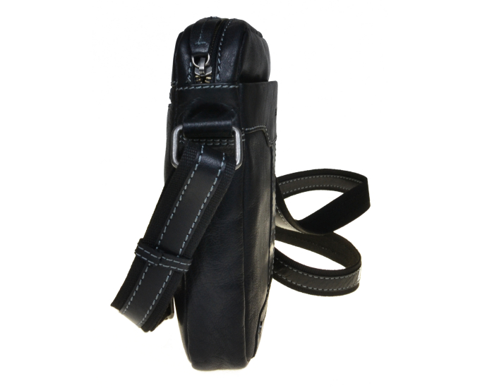 Pánský kožený crossbag SEGALI 25578 černý