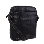 Pánský kožený crossbag SEGALI 25578 černý