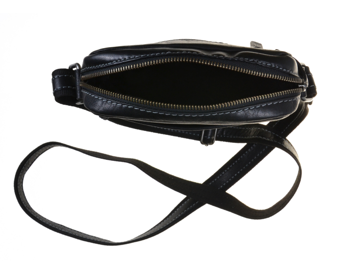 Pánský kožený crossbag SEGALI 25578 černý
