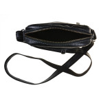 Pánský kožený crossbag SEGALI 25578 černý