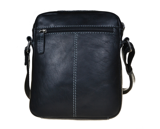 Pánský kožený crossbag SEGALI 25578 černý