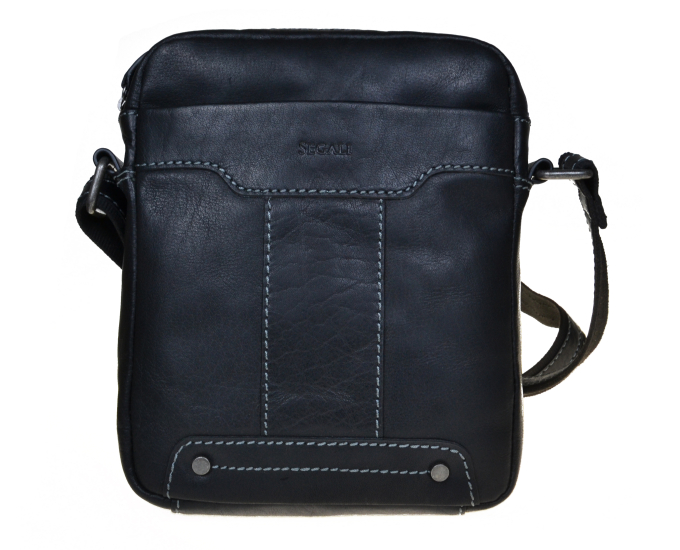 Pánský kožený crossbag SEGALI 25578 černý