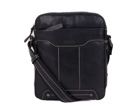 Pánský kožený crossbag SEGALI 25578 černý