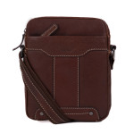 Pánský kožený crossbag SEGALI 25578 hnědý