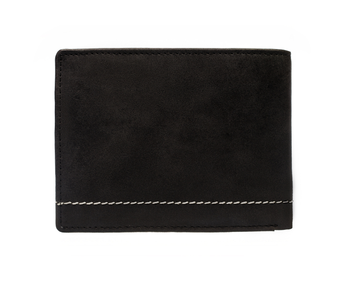 Pánska kožená peňaženka SEGALI 02 čierna