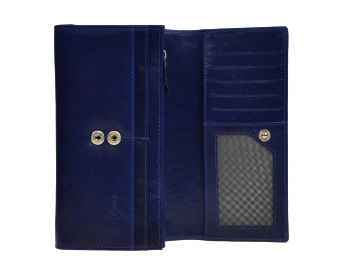 Dámska kožená peňaženka SEGALI 28 modrá