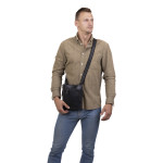 Pánský kožený crossbag SEGALI 25579 černý