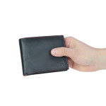 Pánska kožená peňaženka SEGALI 614538 čierna/červená
