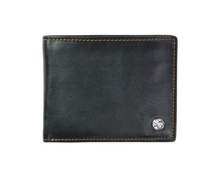 Pánska kožená peňaženka SEGALI 907 114 026 čierna/koňaková