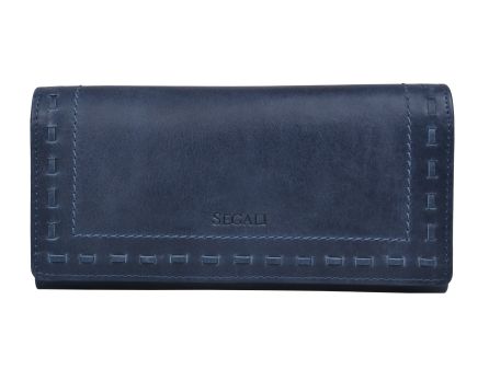 Dámska kožená peňaženka SEGALI 7052 indigo