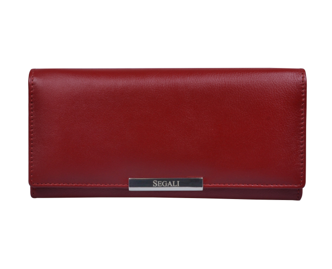 Dámska kožená peňaženka SEGALI 7066 červená wj
