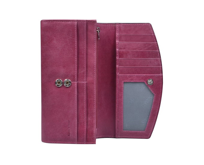 Dámska kožená peňaženka SEGALI 7056 fucsia