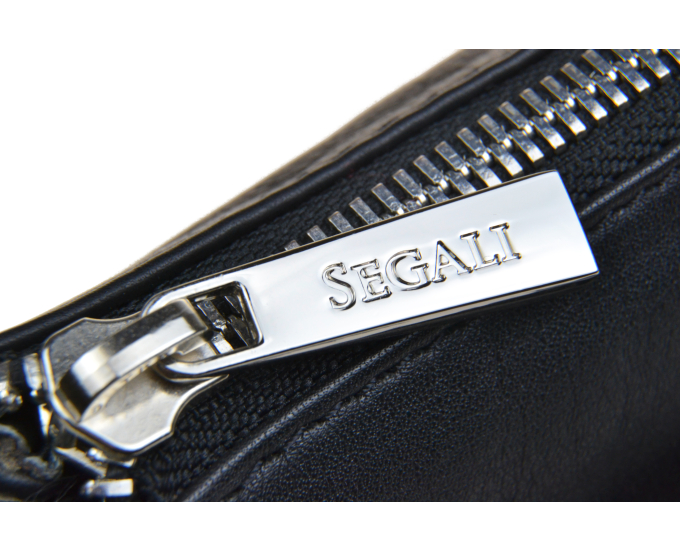 Dámska kabelka kožená SEGALI 8003 čierna