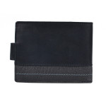 Pánska kožená peňaženka SEGALI 951 320 005 l čierna/sivá