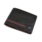 Pánska kožená peňaženka SEGALI 753 115 2007 čierna/červená