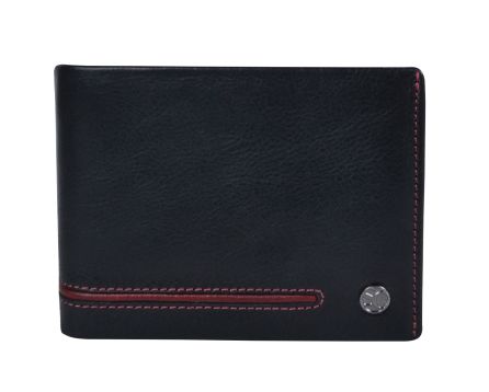 Pánska kožená peňaženka SEGALI 753 115 2007 čierna/červená