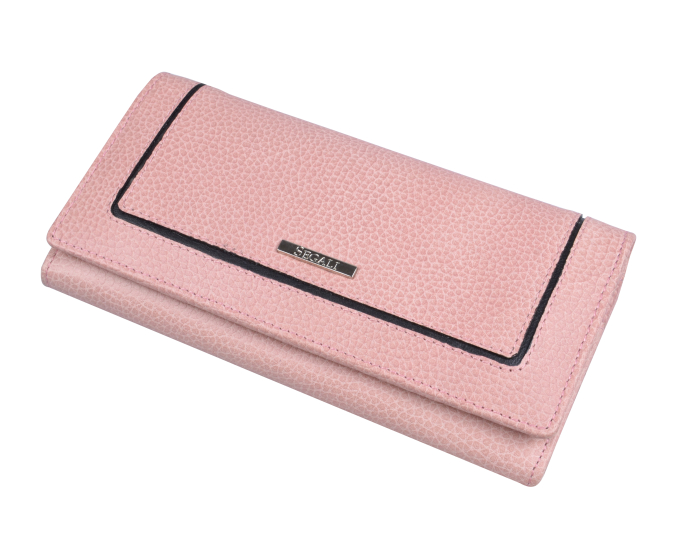Dámska kožená peňaženka SEGALI 7075 baby pink