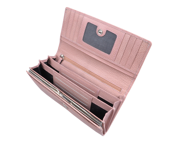 Dámska kožená peňaženka SEGALI 7075 baby pink
