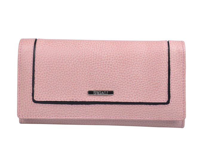 Dámska kožená peňaženka SEGALI 7075 baby pink