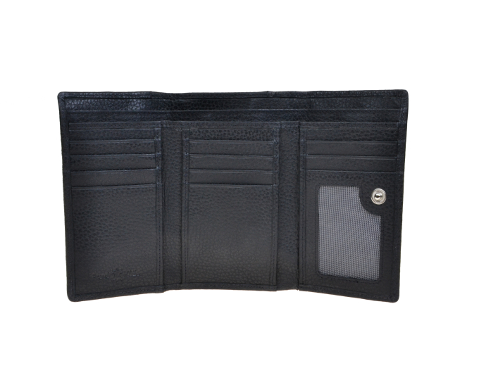 Dámska kožená peňaženka SEGALI 7074 čierna
