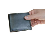Pánska kožená peňaženka SEGALI 7110 čierna/koňak