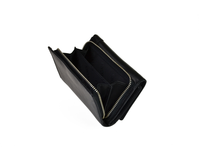 Dámska kožená peňaženka SEGALI 7196 B čierna