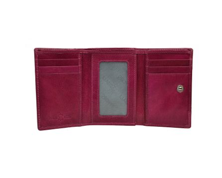 Dámska kožená peňaženka SEGALI 7196 B fucsia