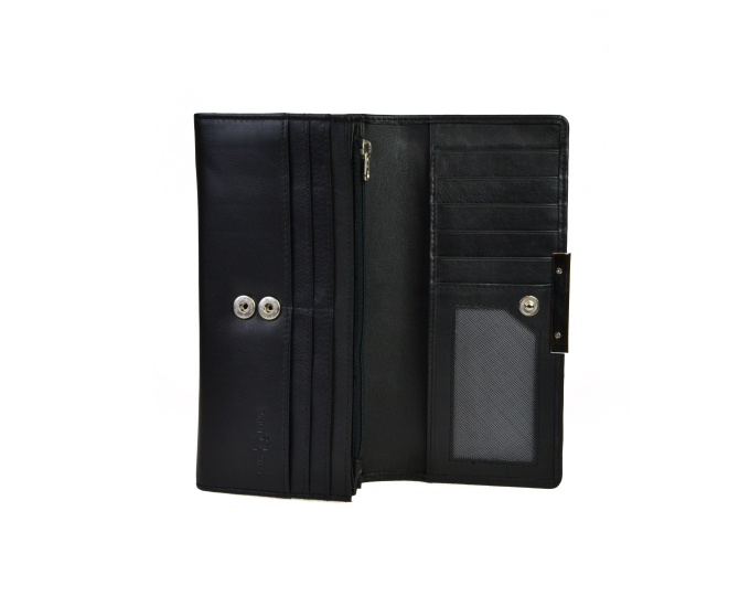 Dámska kožená peňaženka SEGALI 7066 čierna