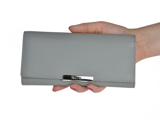 Dámska kožená peňaženka SEGALI 7066 šedá