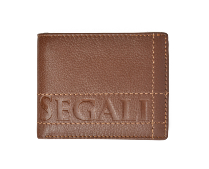 Pánská kožená peněženka SEGALI 19052 tan