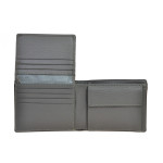 Pánska kožená peňaženka SEGALI 725 166 2071 čierna/sivá