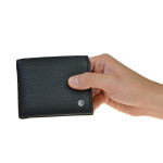 Pánska kožená peňaženka SEGALI 725 166 2071 čierna/sivá