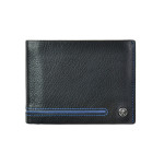 Pánska kožená peňaženka SEGALI 753 115 2007 čierna/modrá