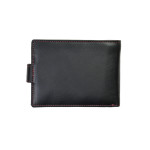 Pánska kožená peňaženka SEGALI 907 114 2007 C čierna/červená