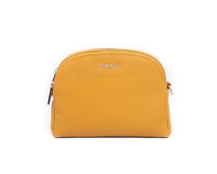 Kožená kabelka SEGALI 12 mostaza