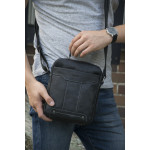 Pánský kožený crossbag SEGALI 25578 černý