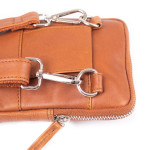 Taška cez rameno kožená SEGALI 107 koňak